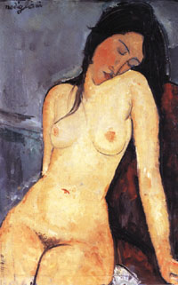 Amedeo Modigliani Seated Nude